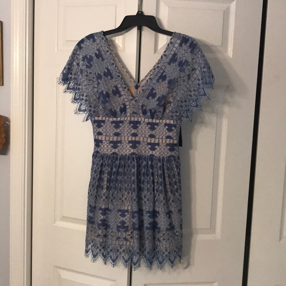 Beautiful blue lace dress
